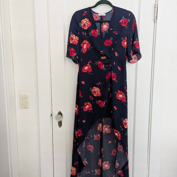 Aritzia Babaton Jedd Floral Dress Size 10 - Picture 1 of 4